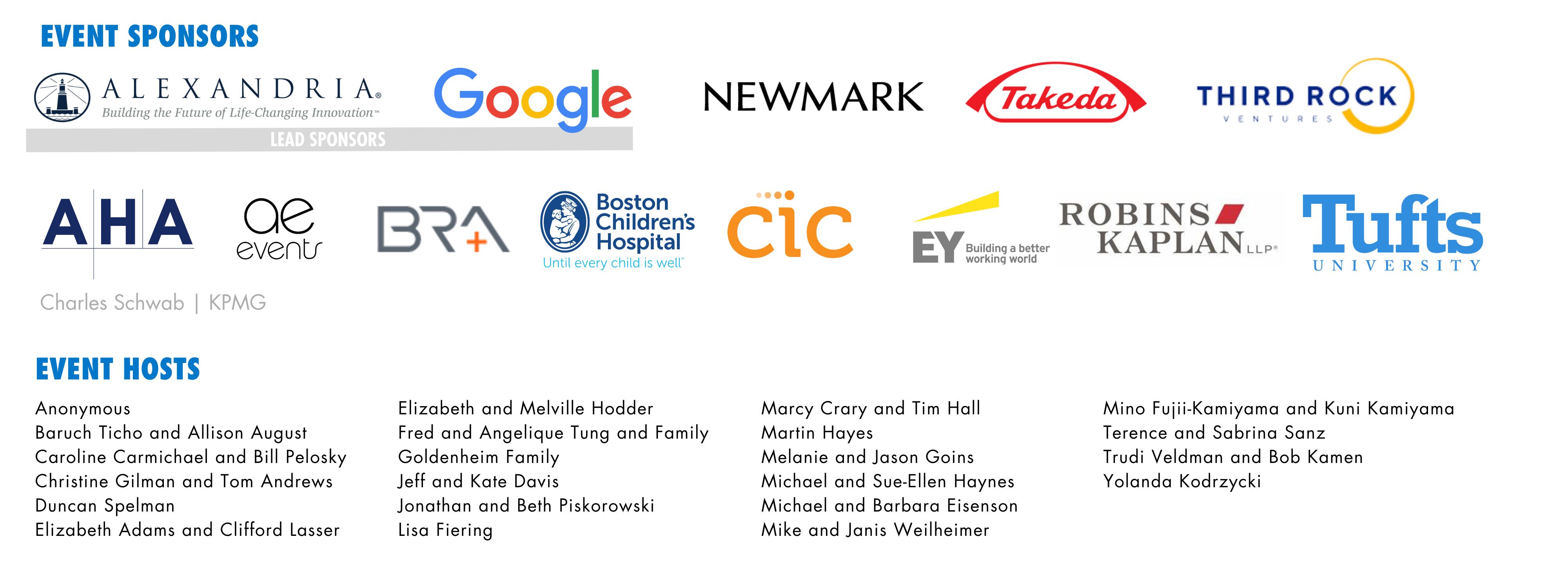 Sponsors